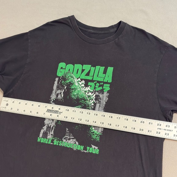 Godzilla World Destruction Tour T-Shirt Graphic Print XL - Picture 5 of 7